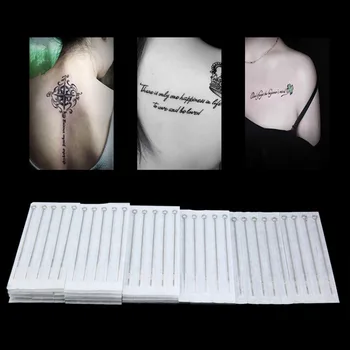 100Pcs Disposable Tattoo Needles Assorted Sterile Tattoo Needle Set For Makeup Tools 1RL 3RL 5RL 3RS 5RS 5M1 5F
100Pcs Disposable Tattoo Needles Assorted Sterile Tattoo Needle Set For Makeup Tools 1RL 3RL 5RL 3RS 5RS 5M1 5F