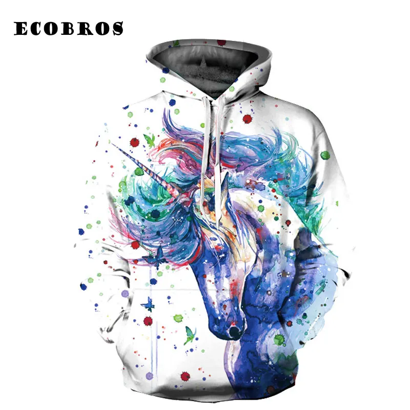 Autumn Men/Woman Sweatshirt hoodie with hat Casual watercolor unicorn printed pullovers 3D hoodies plus size lovers tracksuit
Autumn Men/Woman Sweatshirt hoodie with hat Casual watercolor unicorn printed pullovers 3D hoodies plus size lovers tracksuit