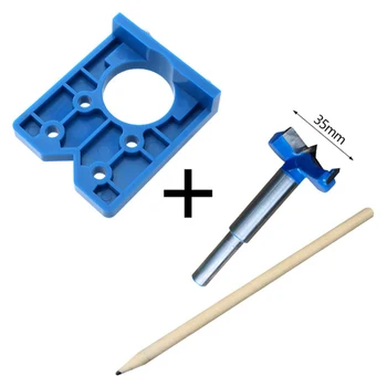35mm Hinge Jig ABS Plastic Hinge Installation Wood Drill Guide Hinge Hole Boring Furniture Door Cabinet Tool For Carpentry
35mm Hinge Jig ABS Plastic Hinge Installation Wood Drill Guide Hinge Hole Boring Furniture Door Cabinet Tool For Carpentry