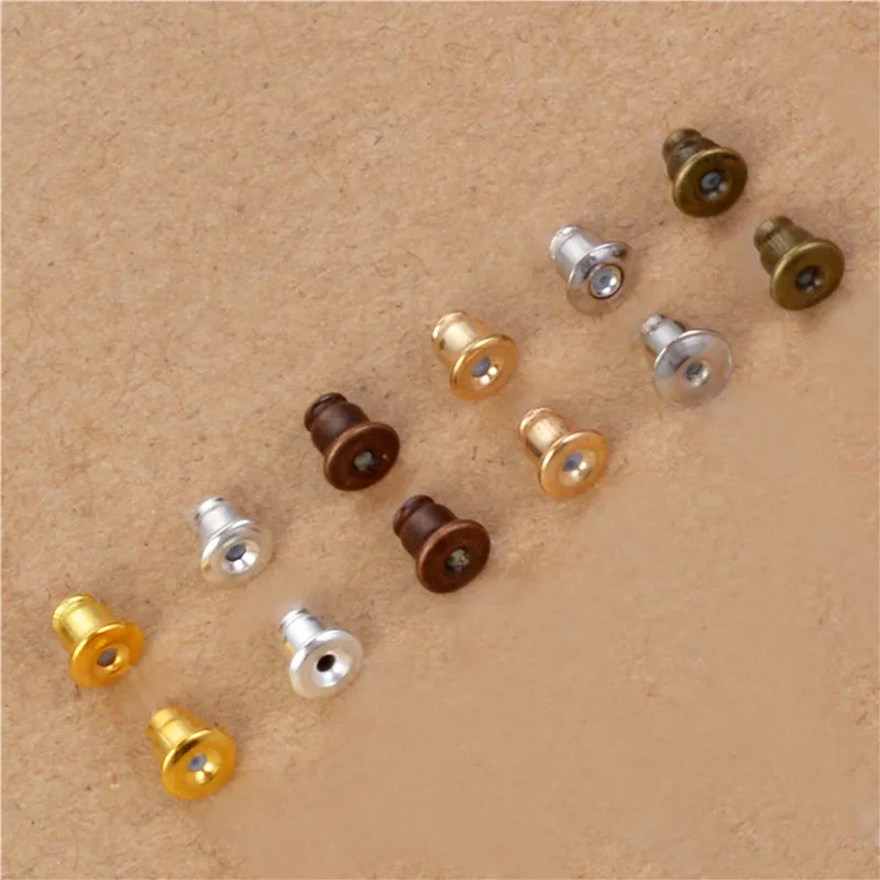 100Pcs Bullet Shape Metal Silver Color Diy Earring Backs Stoppers Fasteners Accessories For Jewelry Making Earrings Findings
100Pcs Bullet Shape Metal Silver Color Diy Earring Backs Stoppers Fasteners Accessories For Jewelry Making Earrings Findings