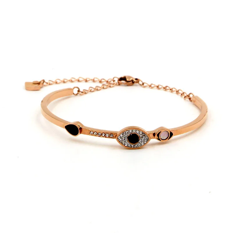 Hot Selling Stainless Steel C Shape Blue Crystal Rhinestone Evil Eye Ajustable Bracelet Bangle For Women Jewelry Gift
Hot Selling Stainless Steel C Shape Blue Crystal Rhinestone Evil Eye Ajustable Bracelet Bangle For Women Jewelry Gift