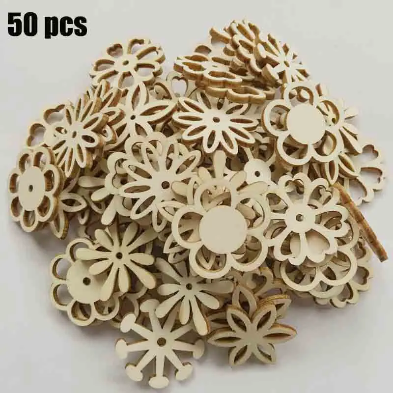 50 Pcs Unfinished Wooden Flowers Mixed Shaped Wood Chips for Children's Puzzle DIY Toys Handmade Painting Patches
50 Pcs Unfinished Wooden Flowers Mixed Shaped Wood Chips for Children's Puzzle DIY Toys Handmade Painting Patches