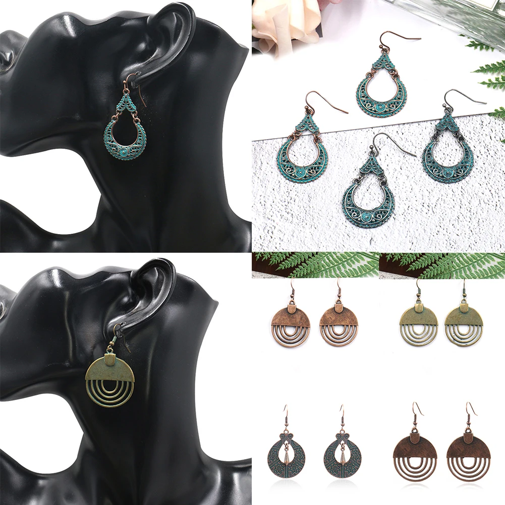 2019 Trendy Bohemian Vintage Hollow Round Water droplets Pendant Earrings Boho Design drop earrings jewelry earrings
2019 Trendy Bohemian Vintage Hollow Round Water droplets Pendant Earrings Boho Design drop earrings jewelry earrings