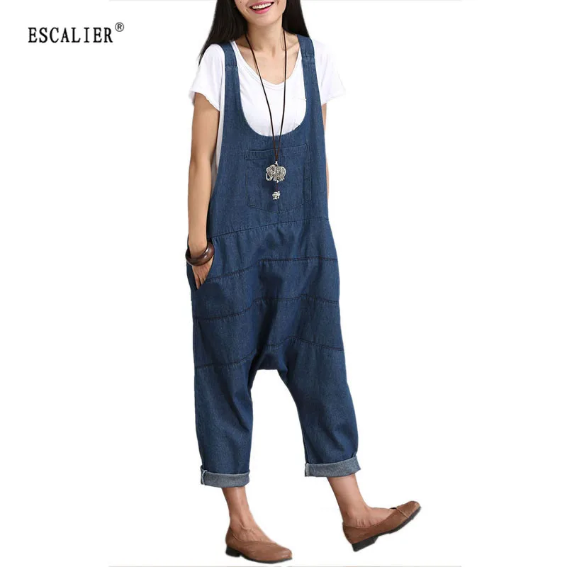 2017 fashion free shipping summer style solid denim jumpsuits rompers loose casual ankle-length women pants
2017 fashion free shipping summer style solid denim jumpsuits rompers loose casual ankle-length women pants