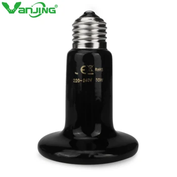 Pet Heating Light Bulb E27 Mini Infrared Ceramic Emitter Lamp for Reptile Pet Brooder Box Warmer 50 100W 200V
Pet Heating Light Bulb E27 Mini Infrared Ceramic Emitter Lamp for Reptile Pet Brooder Box Warmer 50 100W 200V