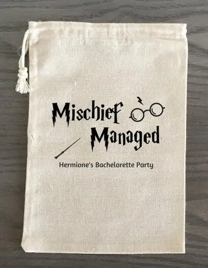 Personalized Harry Potter Bachelorette Hangover bridal shower recovery Survival Kit wedding favor gift bags party Candy pouches
Personalized Harry Potter Bachelorette Hangover bridal shower recovery Survival Kit wedding favor gift bags party Candy pouches