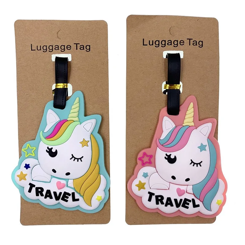 Cute Animal Prints Unicorn Silica Gel Luggage Tags Travel Accessories Suitcase ID Addres Holder Baggage Boarding Portable Label
Cute Animal Prints Unicorn Silica Gel Luggage Tags Travel Accessories Suitcase ID Addres Holder Baggage Boarding Portable Label