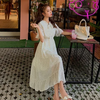 Summer New Korean Literary Style Small Fresh Floral Dress Super Temperament Chiffon Womens Dress Size S-2XL
Summer New Korean Literary Style Small Fresh Floral Dress Super Temperament Chiffon Womens Dress Size S-2XL