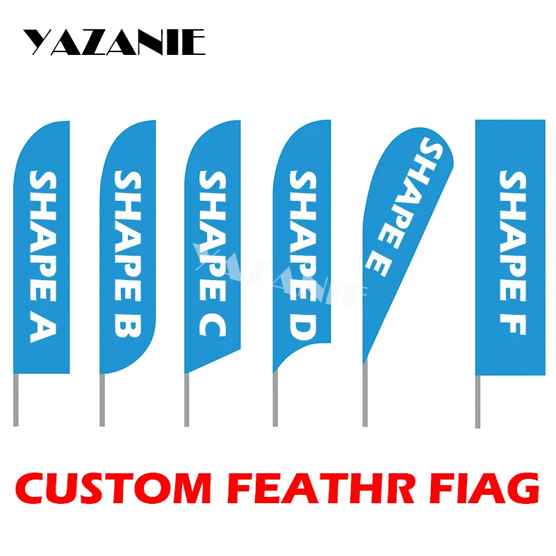 YAZANIE Graphic Printing Custom Blade Feather Flag Signs Beach Bowflag Teardrop Banner Flag for Outdoor Advertising Promotion
YAZANIE Graphic Printing Custom Blade Feather Flag Signs Beach Bowflag Teardrop Banner Flag for Outdoor Advertising Promotion