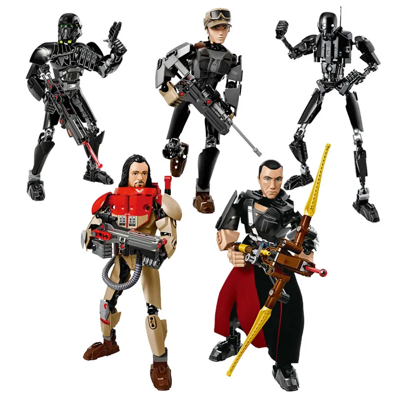 A Star War Story Rogue One Buildable Figure Imperial Death Trooper Sergeant K-2SO Imwe Malbus Building Block Toy
A Star War Story Rogue One Buildable Figure Imperial Death Trooper Sergeant K-2SO Imwe Malbus Building Block Toy