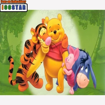 5D DIY Diamond Painting Cross Stitch Cartoon Little bear and Tigger Full Square/Round Diamond Embroidery Needlework Home Decor
5D DIY Diamond Painting Cross Stitch Cartoon Little bear and Tigger Full Square/Round Diamond Embroidery Needlework Home Decor