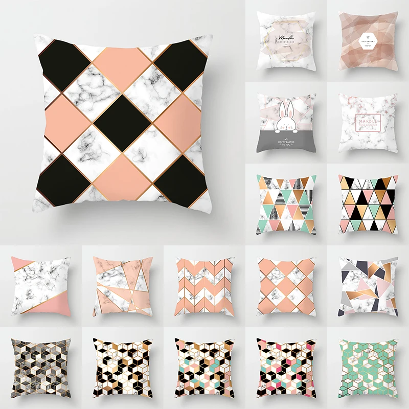 45*45cm Geometric Pattern Car Cushion Cover Imitation Marble Patchwork print Pillow Cover Home Decorative Christmas Pillowcase
45*45cm Geometric Pattern Car Cushion Cover Imitation Marble Patchwork print Pillow Cover Home Decorative Christmas Pillowcase