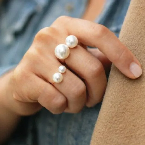 R283 2018 hot sale Fashion Street beat the fashion of people can adjust the size of the Imitation pearl ring joints Jewelry 1pcs
R283 2018 hot sale Fashion Street beat the fashion of people can adjust the size of the Imitation pearl ring joints Jewelry 1pcs