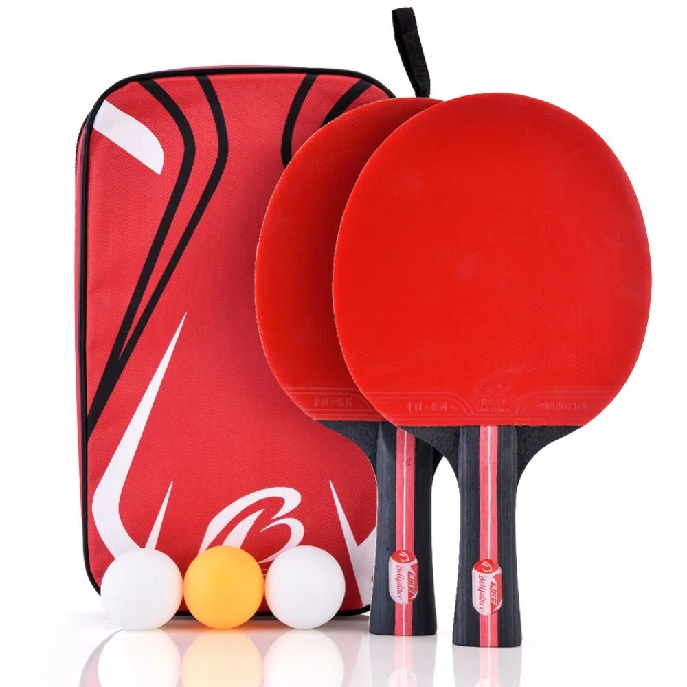 Boliprince Ping Pong Paddle 2-Player Table Tennis Racket with 3 Balls For Shake-hand Grip Players
Boliprince Ping Pong Paddle 2-Player Table Tennis Racket with 3 Balls For Shake-hand Grip Players