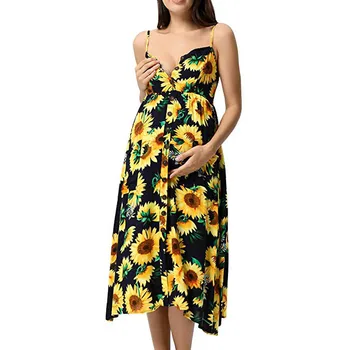 Female pregnant woman maternity care sleeveless floral print long dress summer dress
Female pregnant woman maternity care sleeveless floral print long dress summer dress