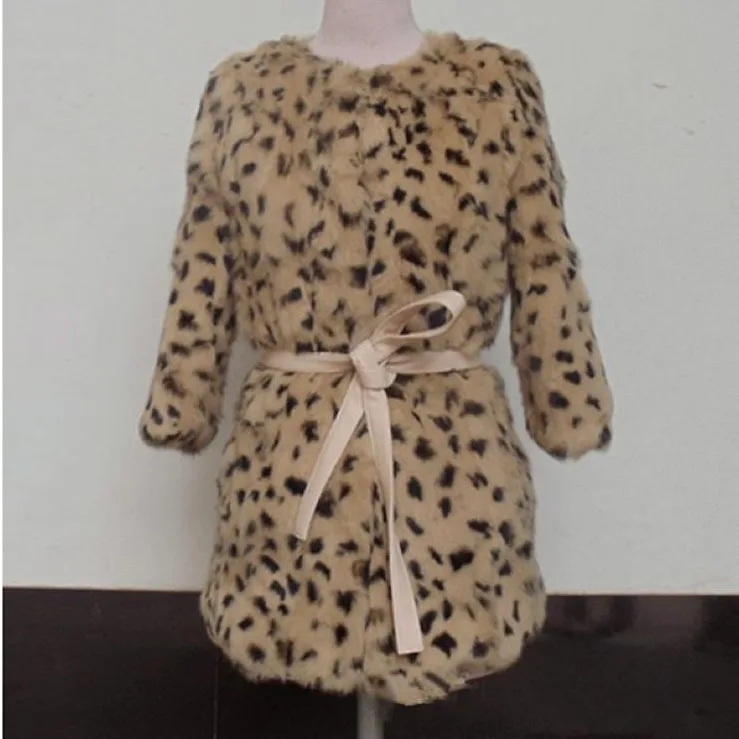 2018 middle long Rabbit fur coat leopard print color long sleeve short sleeve women 100% real fur jacket outwear freeship CW2375
2018 middle long Rabbit fur coat leopard print color long sleeve short sleeve women 100% real fur jacket outwear freeship CW2375