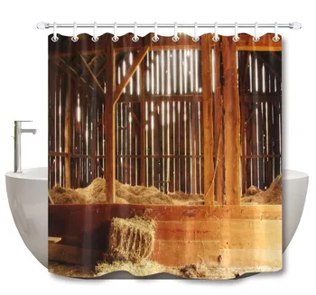 LB Rustic Old Barn And Worn Wood Extra Long Shower Curtain Farmhouse with Mat Set Waterproof Bathroom Fabric For Bathtub Decor
LB Rustic Old Barn And Worn Wood Extra Long Shower Curtain Farmhouse with Mat Set Waterproof Bathroom Fabric For Bathtub Decor