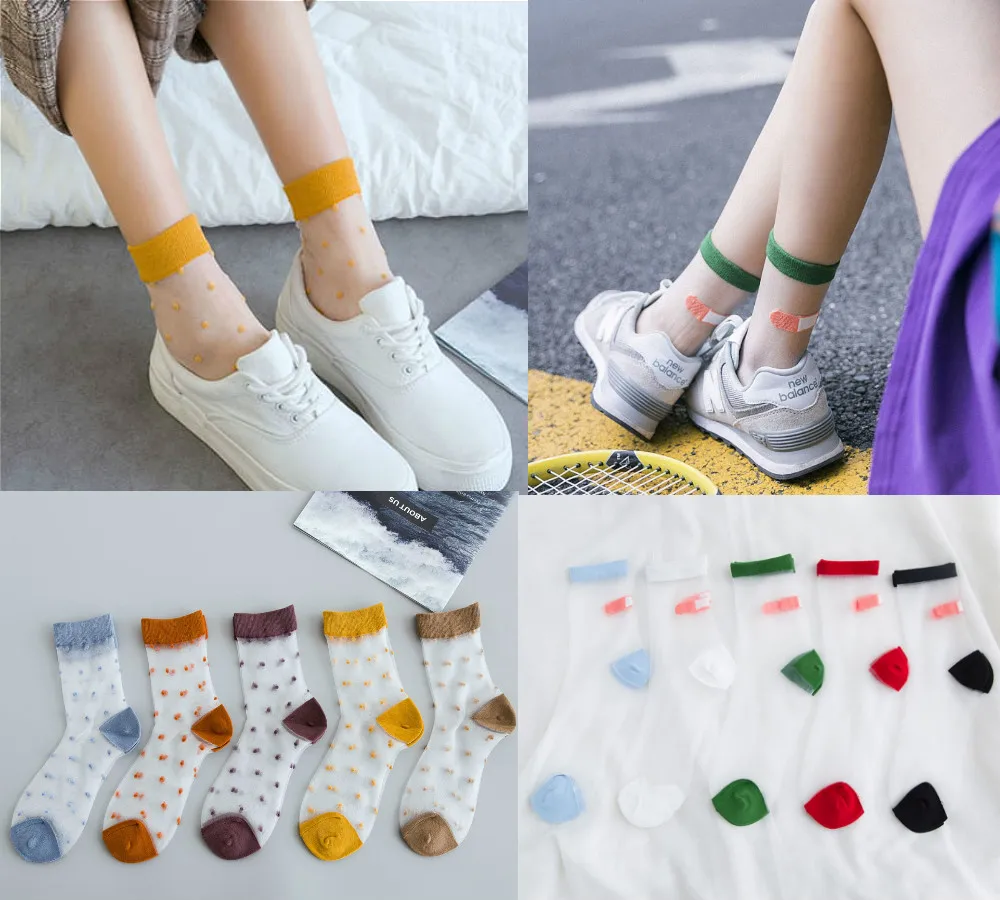 Women Summer Thin Ankle Socks Polka Dot Transparent Short Socks Fish Net Lace Mesh Hosiery
Women Summer Thin Ankle Socks Polka Dot Transparent Short Socks Fish Net Lace Mesh Hosiery
