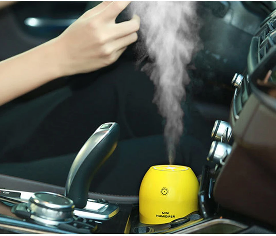 Mini USB Portable Ultrasonic Humidifier DC 5V LED Light Air Purifier Mist Maker For Home Office Car 180ML Lemon yellow
Mini USB Portable Ultrasonic Humidifier DC 5V LED Light Air Purifier Mist Maker For Home Office Car 180ML Lemon yellow