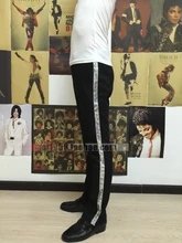 Custom Made Michael Jackson Cosplay Billie Jean Pant Sliver Straight Casual Stripe Pant Costume Accessories MJ Pants 3 Colors
Custom Made Michael Jackson Cosplay Billie Jean Pant Sliver Straight Casual Stripe Pant Costume Accessories MJ Pants 3 Colors