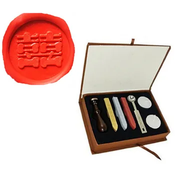 Vintage Chinese Character Double Happiness Picture Logo Wedding Invitation Wax Seal Sealing Stamp Sticks Spoon Gift Box Set Kit
Vintage Chinese Character Double Happiness Picture Logo Wedding Invitation Wax Seal Sealing Stamp Sticks Spoon Gift Box Set Kit