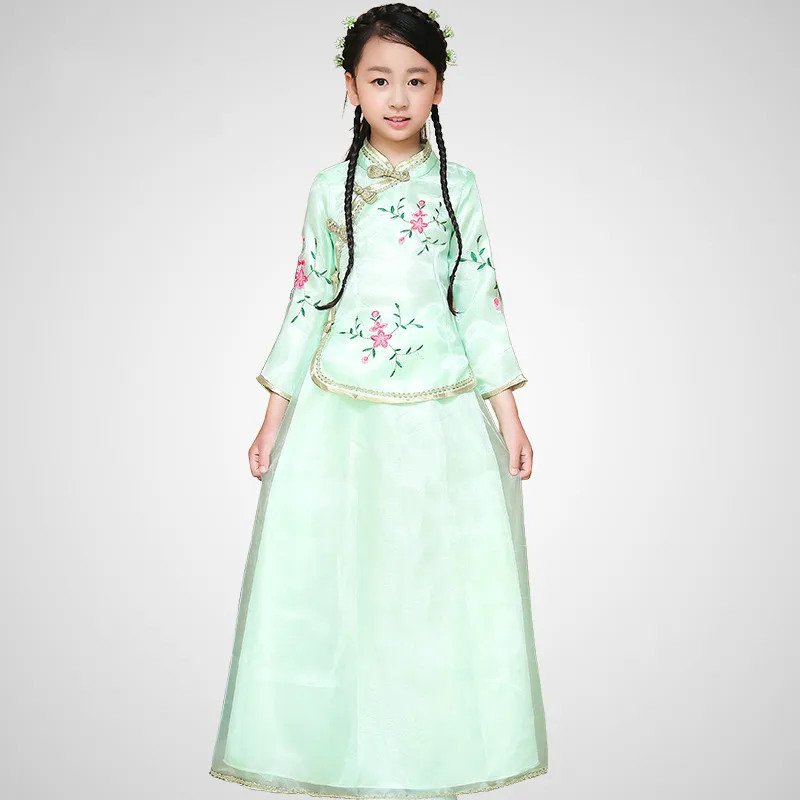 New Arrival Children Chinese Traditional Costume Top+skirt 2 Pcs Girl Chinese Ancient Costume Kids Hanfu Wedding Clothing 18
New Arrival Children Chinese Traditional Costume Top+skirt 2 Pcs Girl Chinese Ancient Costume Kids Hanfu Wedding Clothing 18