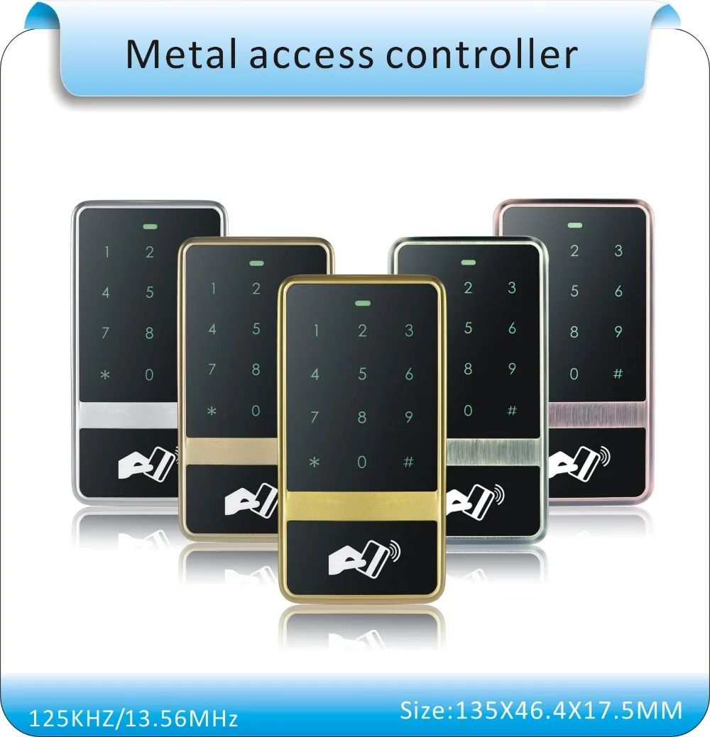 Free shipping high quality metal shell 10 crystal tag+RFID Proximity Card Access Control System RFID/EM Card Access Controller
Free shipping high quality metal shell 10 crystal tag+RFID Proximity Card Access Control System RFID/EM Card Access Controller