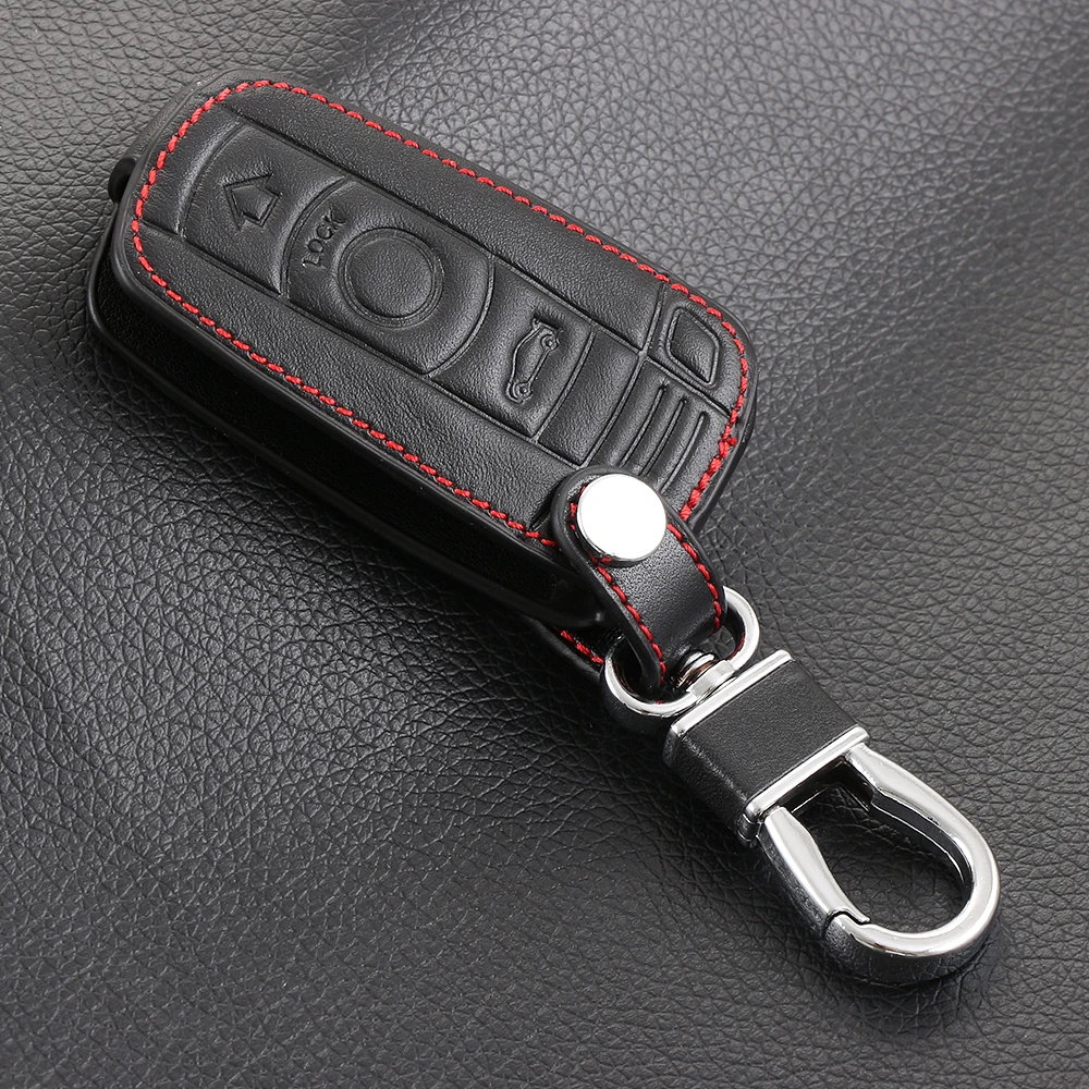 Leather Car Key Case For BMW E90 E60 E70 E87 1 3 5 6 Series M3 M5 X1 X5 X6 Z4 Keychain Holder Protector Cover Bag Auto Accessory
Leather Car Key Case For BMW E90 E60 E70 E87 1 3 5 6 Series M3 M5 X1 X5 X6 Z4 Keychain Holder Protector Cover Bag Auto Accessory
