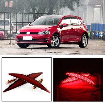 CAPQX 1Pair For Golf7 Golf 7 2014-2017 Rear Bumper LED Reflector foglight fog light Brake Light Taillight Signal Warning Lamp
CAPQX 1Pair For Golf7 Golf 7 2014-2017 Rear Bumper LED Reflector foglight fog light Brake Light Taillight Signal Warning Lamp