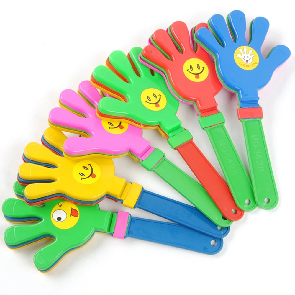 

30pcs Plastic Smiler Hand Clappers Kids Birthday Toys Party Sound Makers Toy Gift HG6925X30