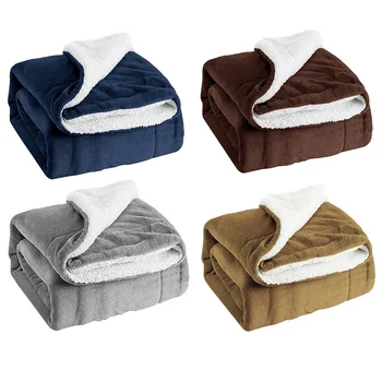 New Seasons Thicken Blanket Universal Polyester Supper Soft Fleece Reversible Blanket Bed Couch Soft Throw Blanket Double 27
New Seasons Thicken Blanket Universal Polyester Supper Soft Fleece Reversible Blanket Bed Couch Soft Throw Blanket Double 27