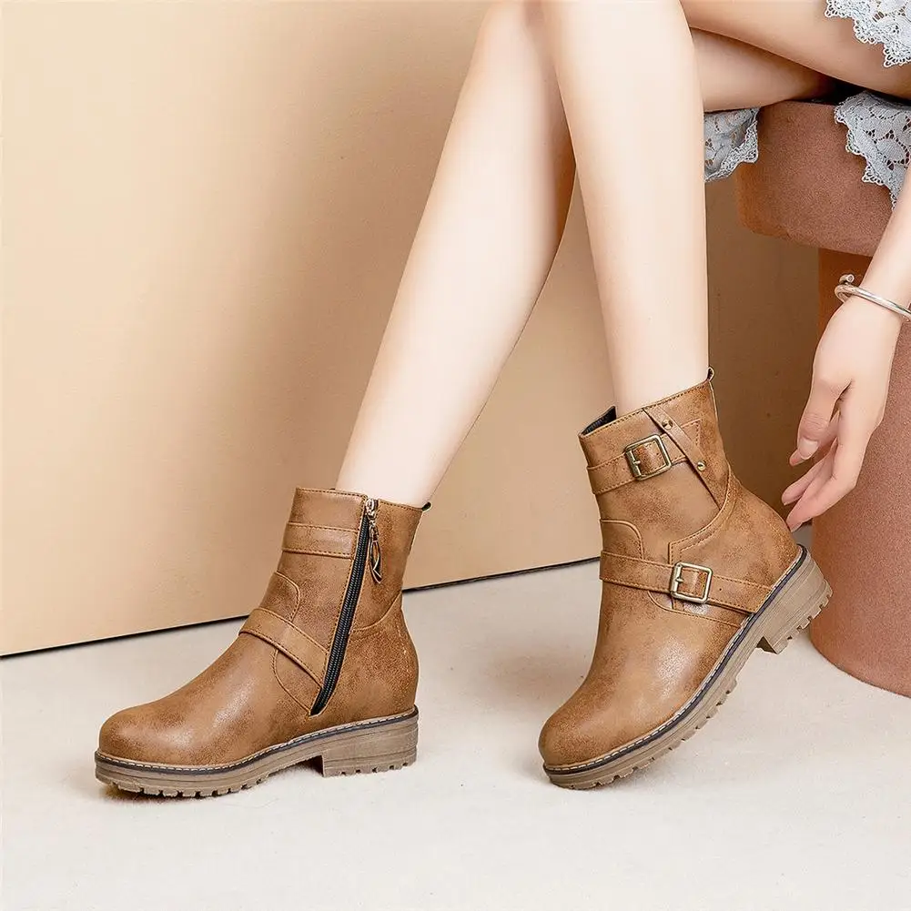 Lapolaka Big Size 44 Fashion 2019 Zip Up Ankle Boots Women Shoes Big Toe Casual Buckle Western Botas Shoes Woman Boots
Lapolaka Big Size 44 Fashion 2019 Zip Up Ankle Boots Women Shoes Big Toe Casual Buckle Western Botas Shoes Woman Boots