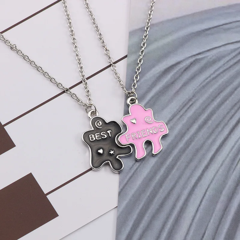 Charm Best Friends Necklace Rainbow Heart Shaped Geometric Pendant Necklaces For Women Girls BFF Friendship Silver Chain Jewelry
Charm Best Friends Necklace Rainbow Heart Shaped Geometric Pendant Necklaces For Women Girls BFF Friendship Silver Chain Jewelry