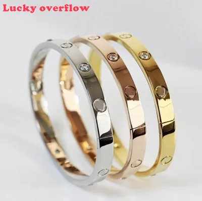 Luckyoverflow Lovers Bracelets Woman Bracelets Stainless Steel Bangles and Bangle Gold Woman Jewelry Gifts CE0974/11
Luckyoverflow Lovers Bracelets Woman Bracelets Stainless Steel Bangles and Bangle Gold Woman Jewelry Gifts CE0974/11