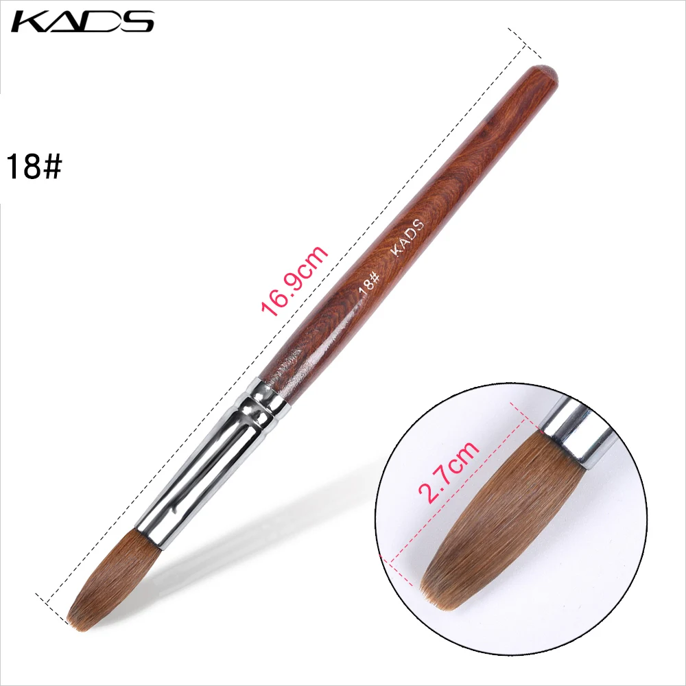 18# Nail Art Brush Professional Kolinsky Sable Acrylic Nail Brush for Finger Extension Red Wood Handle Manicure Nail Art Tool
18# Nail Art Brush Professional Kolinsky Sable Acrylic Nail Brush for Finger Extension Red Wood Handle Manicure Nail Art Tool