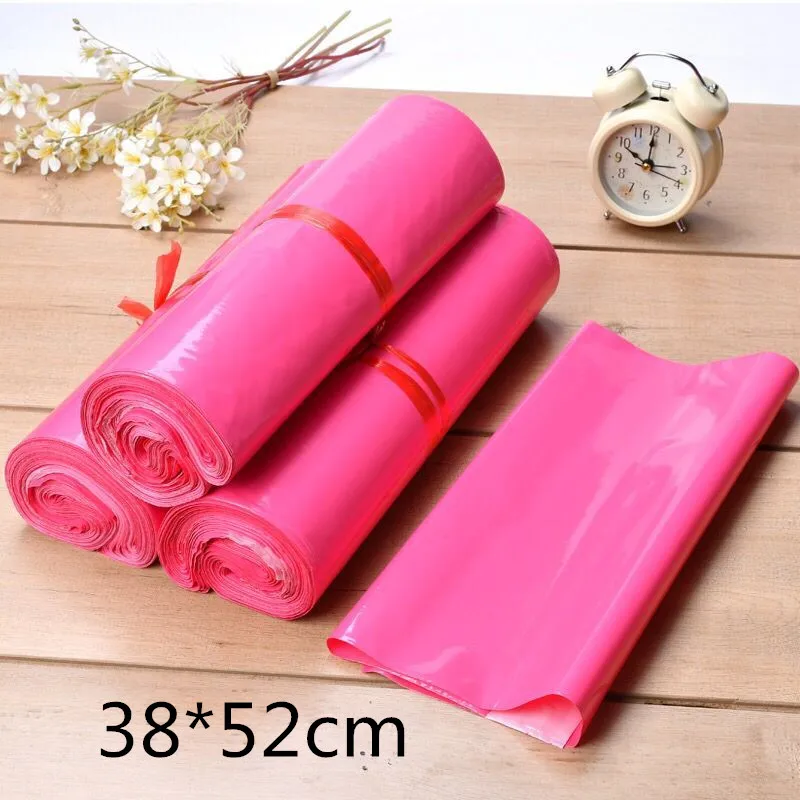 38*52cm Pink Poly Self Seal Mailbags Plastic Courier Destructive Poly Mailing Plastic Bags Express Mailer Bag
38*52cm Pink Poly Self Seal Mailbags Plastic Courier Destructive Poly Mailing Plastic Bags Express Mailer Bag