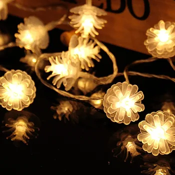 2.2m 20LEDs Pine Cone Shape Fairy String Decorative Lights Battery Operated Wedding Christmas Outdoor Patio Garland Decor
2.2m 20LEDs Pine Cone Shape Fairy String Decorative Lights Battery Operated Wedding Christmas Outdoor Patio Garland Decor