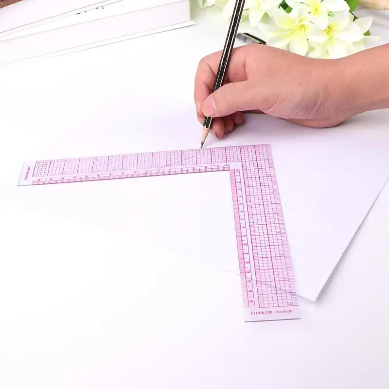 L Shape Sewing Patchwork Quilting Ruler Cutting Craft Scale Rule Drawing Cutting Ruler Drafting Sewing Supplies
L Shape Sewing Patchwork Quilting Ruler Cutting Craft Scale Rule Drawing Cutting Ruler Drafting Sewing Supplies