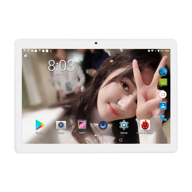 2.5D 10.1Inch MediaTek Octa Core MT8752 IPS 4G RAM 32G ROM Cellular 2 SIM Phone Tablet PC 3G WCDMA 2G GSM GPS WIFI Android 7.0
2.5D 10.1Inch MediaTek Octa Core MT8752 IPS 4G RAM 32G ROM Cellular 2 SIM Phone Tablet PC 3G WCDMA 2G GSM GPS WIFI Android 7.0