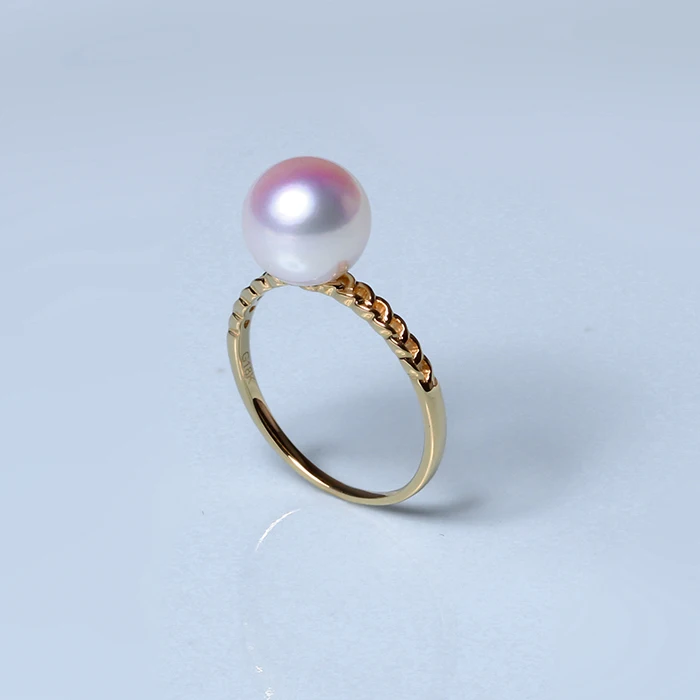 Eternal wedding Women Gift word 925 Sterling silver real Japan imported Akoya natural seawater pearl ring, simple and exqui 
Eternal wedding Women Gift word 925 Sterling silver real Japan imported Akoya natural seawater pearl ring, simple and exqui