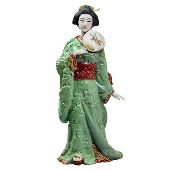 Collectible Decorative Japanese Geisha Doll Ceramic Figure Sculptures For Home Decoration Female Figure Statue
Collectible Decorative Japanese Geisha Doll Ceramic Figure Sculptures For Home Decoration Female Figure Statue