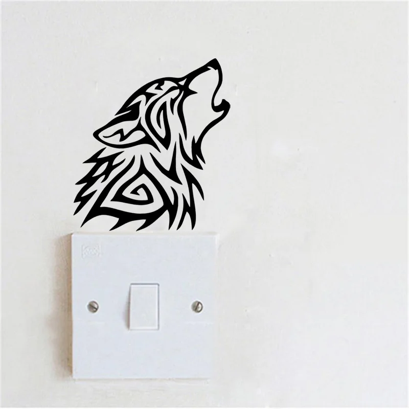 Personality Tribal Wolf Head Swtich Sticker Interesting Vinyl Decorative Accessories 2WS0100
Personality Tribal Wolf Head Swtich Sticker Interesting Vinyl Decorative Accessories 2WS0100