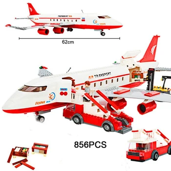 Hot city series Large airliner building block Crew figures airplane Passenger stairs trucks bricks toys for children gifts
Hot city series Large airliner building block Crew figures airplane Passenger stairs trucks bricks toys for children gifts