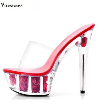 New Rose Flower Sandals Shoes Women Summer Paragraph Transparent 20 Color Crystal High-Heeled 15cm Waterproof Car Models Shoes
New Rose Flower Sandals Shoes Women Summer Paragraph Transparent 20 Color Crystal High-Heeled 15cm Waterproof Car Models Shoes