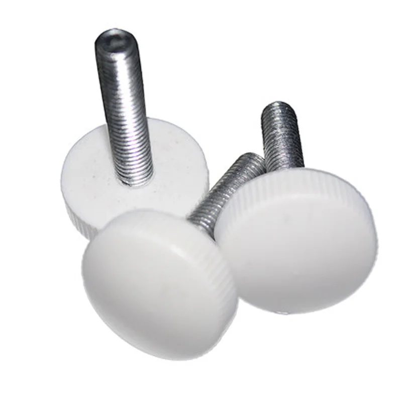 10Pcs M3 bakelite Handle screws Big head OD 11mm plastic Hand screw bolt 6mm-20mm Length white
10Pcs M3 bakelite Handle screws Big head OD 11mm plastic Hand screw bolt 6mm-20mm Length white