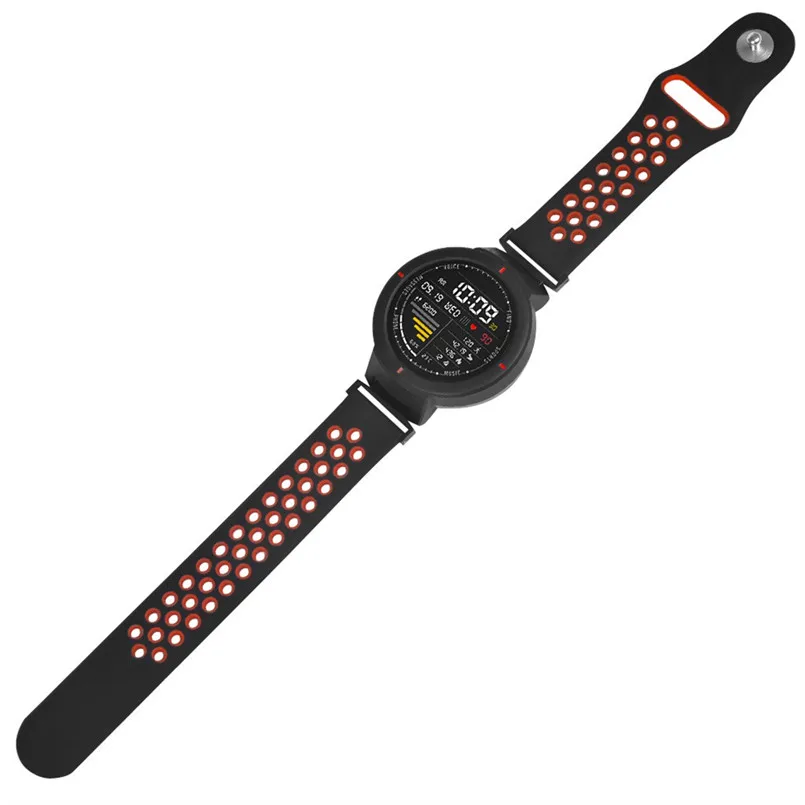 Fashion Watch Band Sports Soft Silicone Replacement Watch Band Wrist Strap For Huami Amazfit Verge 20x240mm 40AP525