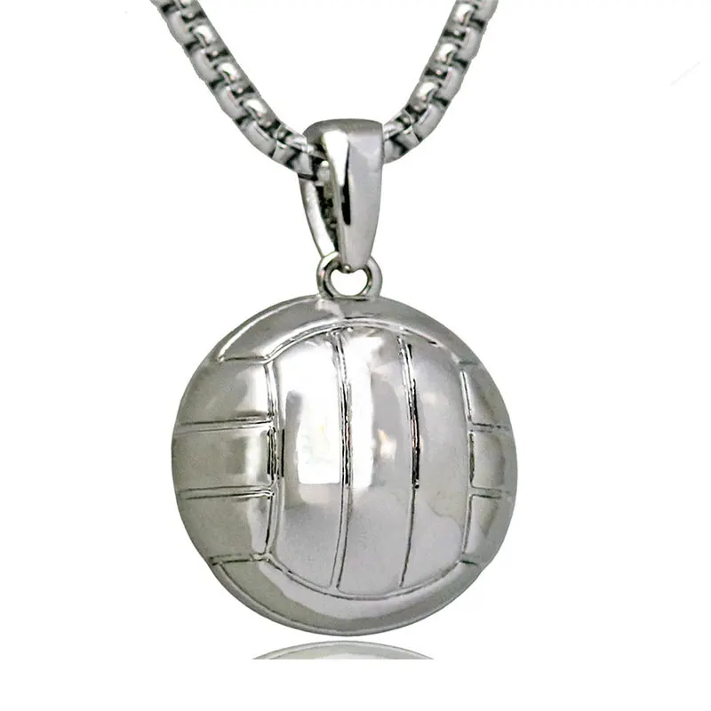 3D Sporty Necklace Volleyball Pendant With Stainless Steel Snake Chain Necklace Rhodium Plated Men Sport Ball Jewelry 23in 10pcs
3D Sporty Necklace Volleyball Pendant With Stainless Steel Snake Chain Necklace Rhodium Plated Men Sport Ball Jewelry 23in 10pcs