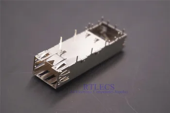 20 pcs SFP Cage 1x1 Press-Fit Solder PCB Right Angle Through Holes Cross 2227303-1 for Mini 20 Pin Receptacle 1367073-1
20 pcs SFP Cage 1x1 Press-Fit Solder PCB Right Angle Through Holes Cross 2227303-1 for Mini 20 Pin Receptacle 1367073-1