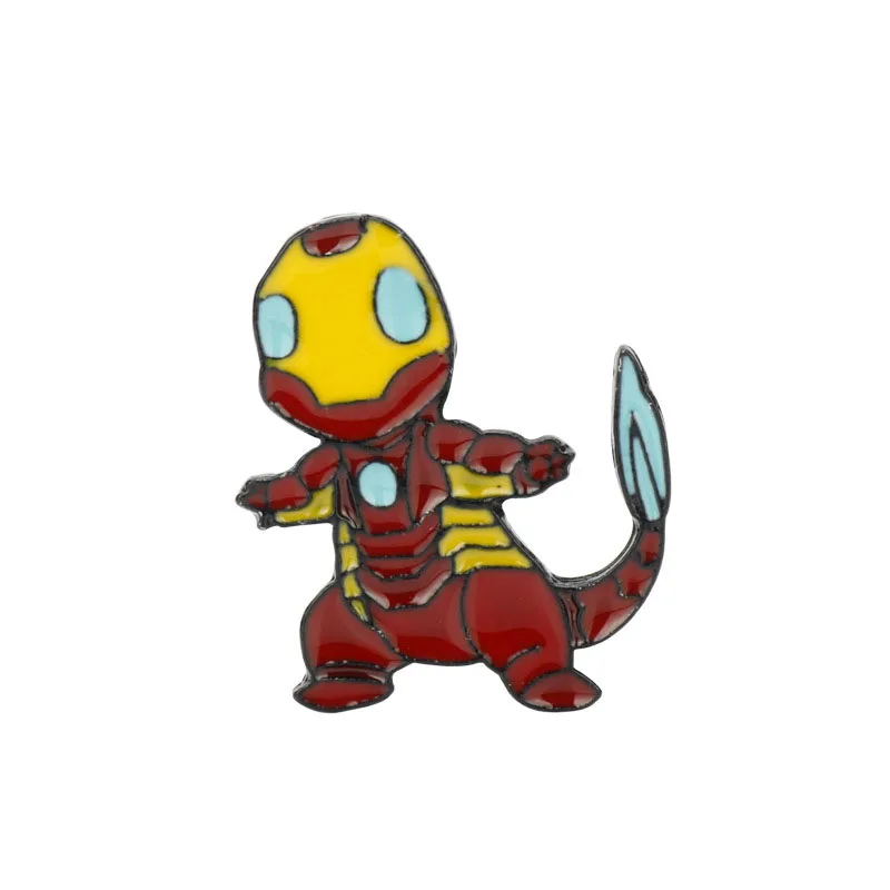 Iron Man Pokemon Brooch and Enamel Pins Cartoon Pikachu Charmander Lapel Pin for Backpack Bags Badge
Iron Man Pokemon Brooch and Enamel Pins Cartoon Pikachu Charmander Lapel Pin for Backpack Bags Badge