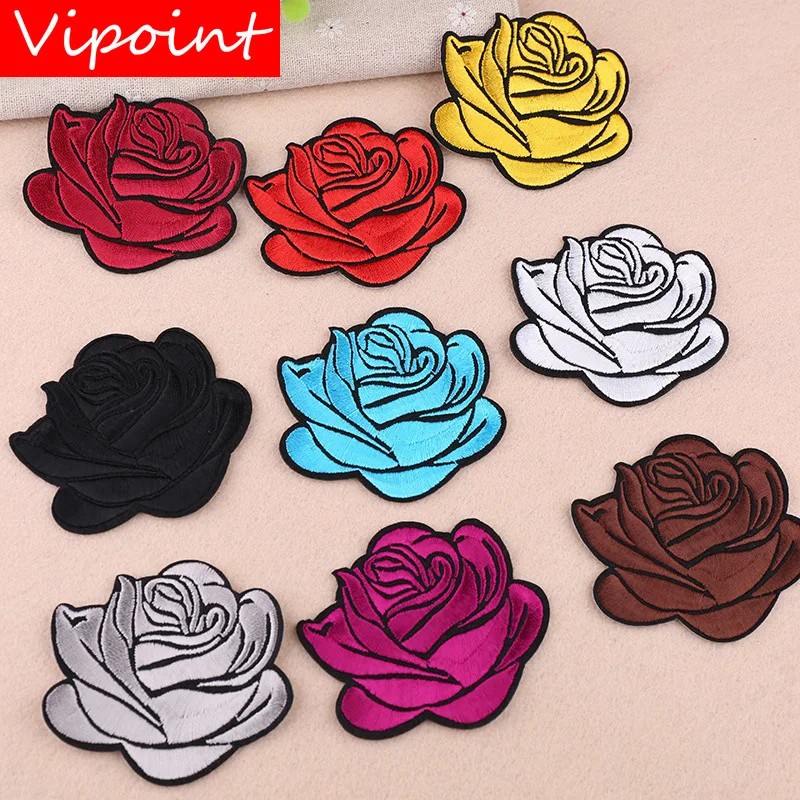 VIPOINT embroidery rose patches flower patches badges applique patches for clothing YX-73
VIPOINT embroidery rose patches flower patches badges applique patches for clothing YX-73